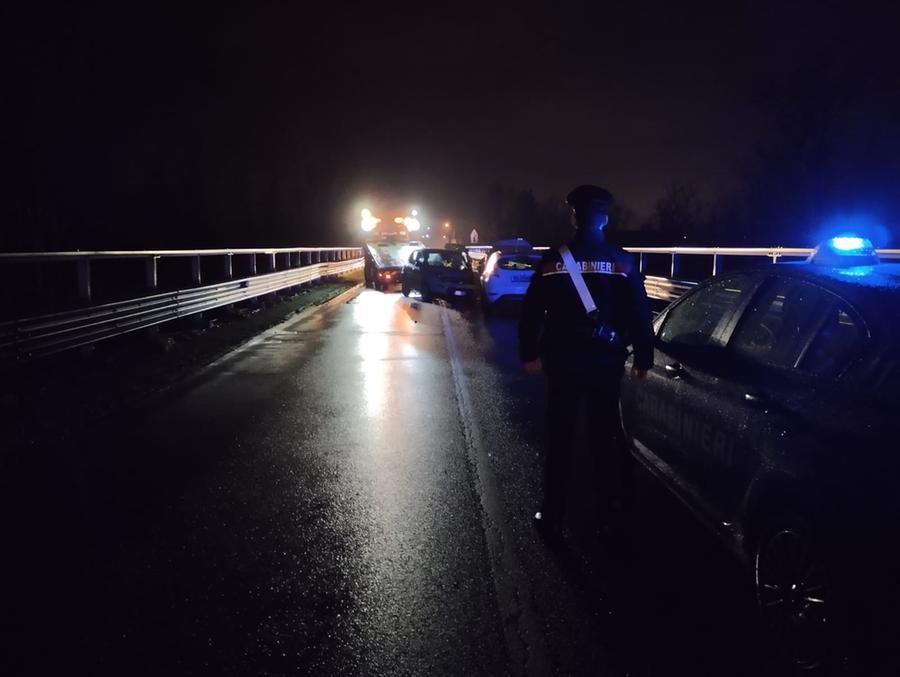 Incidente a Ponte Enza, via Emilia in tilt
