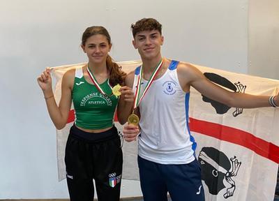 Laura Frattaroli e Diego Nappi sono campioni italiani allievi indoor