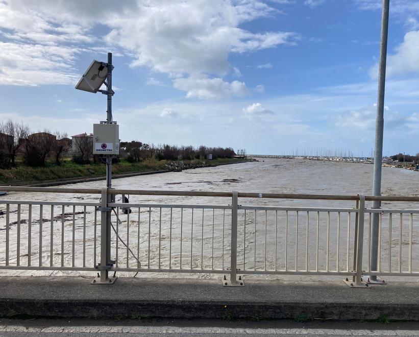 Fiume Cecina in piena tocca gli 8 metri: l’allarme rientra in tarda serata