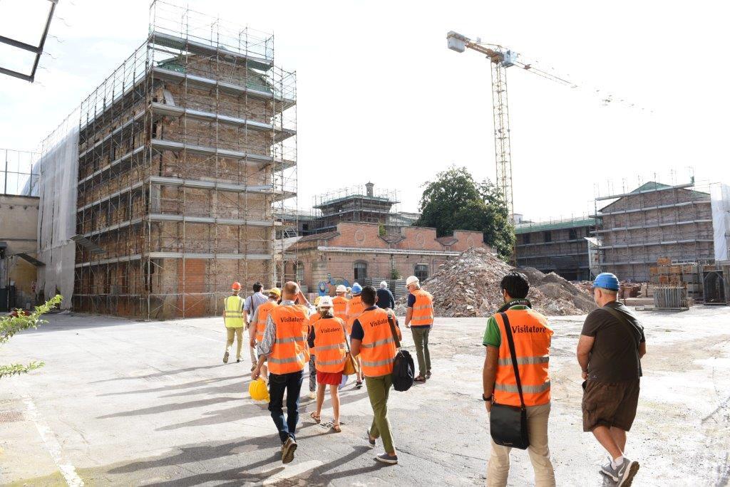 Un sopralluogo all’ex manifattura