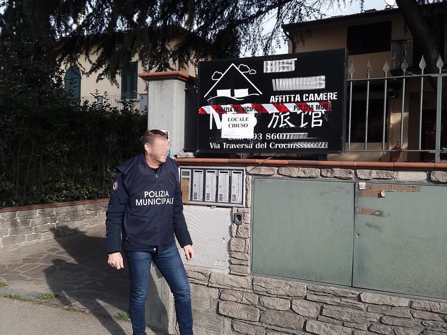 
	L'albergo abusivo scoperto dalla Municipale a Tavola

