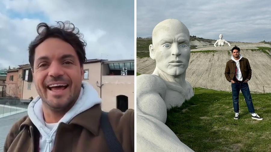 
	Due momenti della visita di Wikipedro a Peccioli

