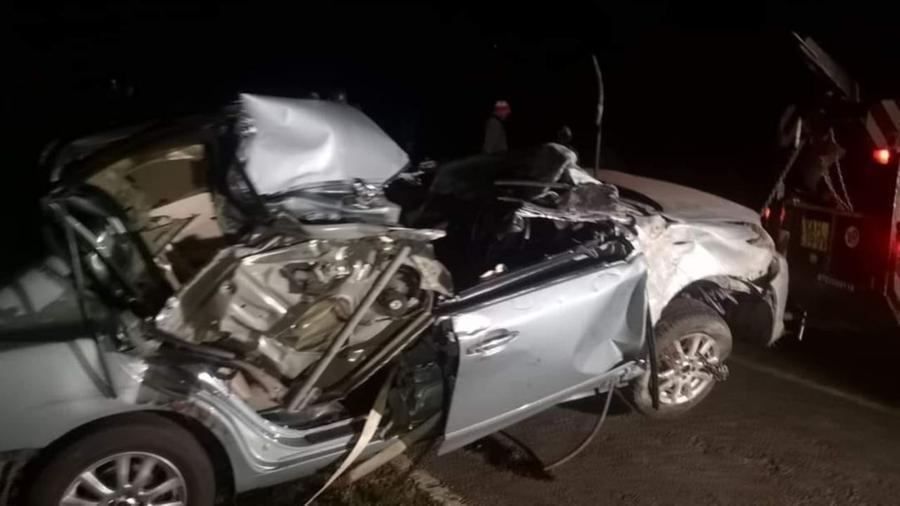 
	L'auto del 24enne dopo lo schianto mortale


