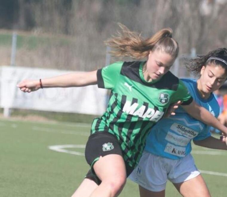 Emma Girotto bomber del Sassuolo a Reggio Emilia per inseguire un sogno