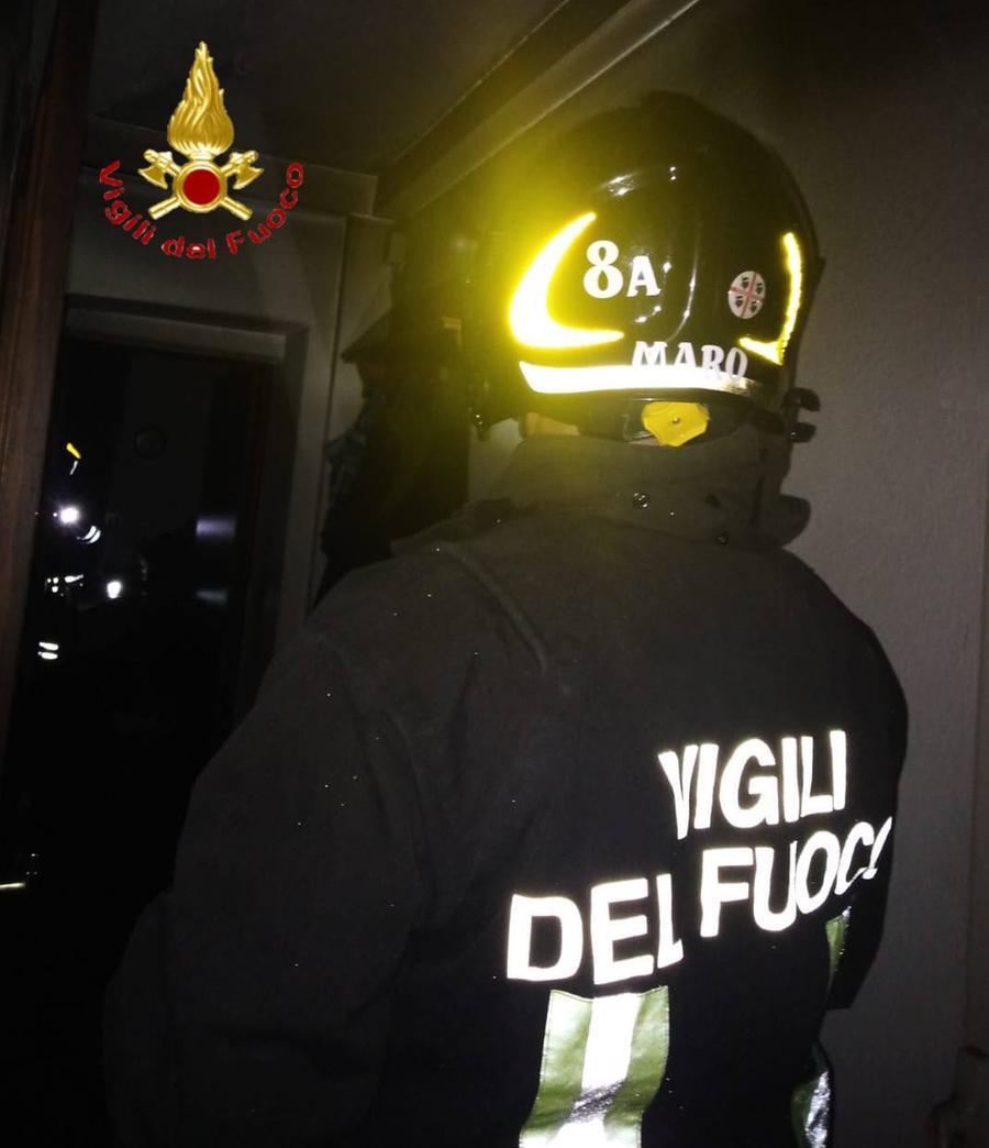 
	Vigili del fuoco in azione (foto d'archivio)

