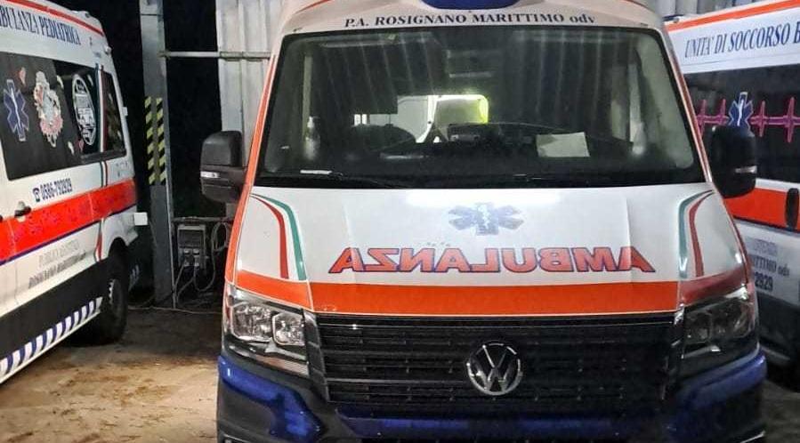 
	Una delle ambulanze della Pubblica assistenza

