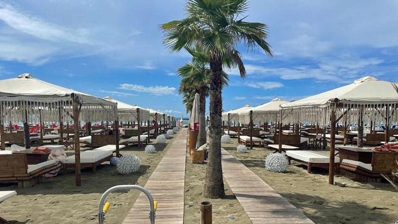 La spiaggia del Twiga