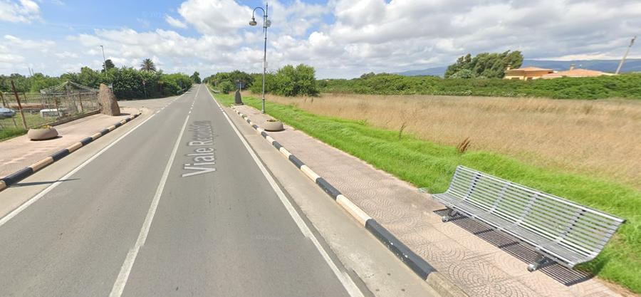 
	Viale Repubblica all'uscita di San Nicol&ograve; d'Arcidano sulla strada 126 (immagine da Google Maps)

