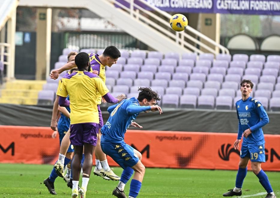L’allenamento del Prato al Franchi contro la Fiorentina