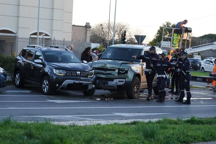 
	L'incidente a Barriera Roma (foto di Franco Silvi)

