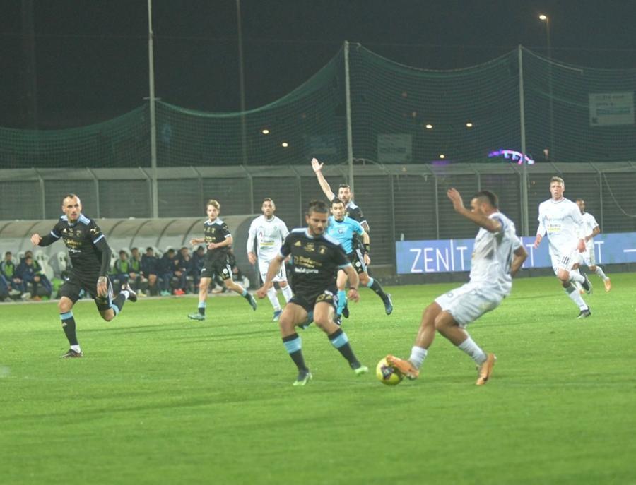 L’Olbia pareggia in casa con l’Entella