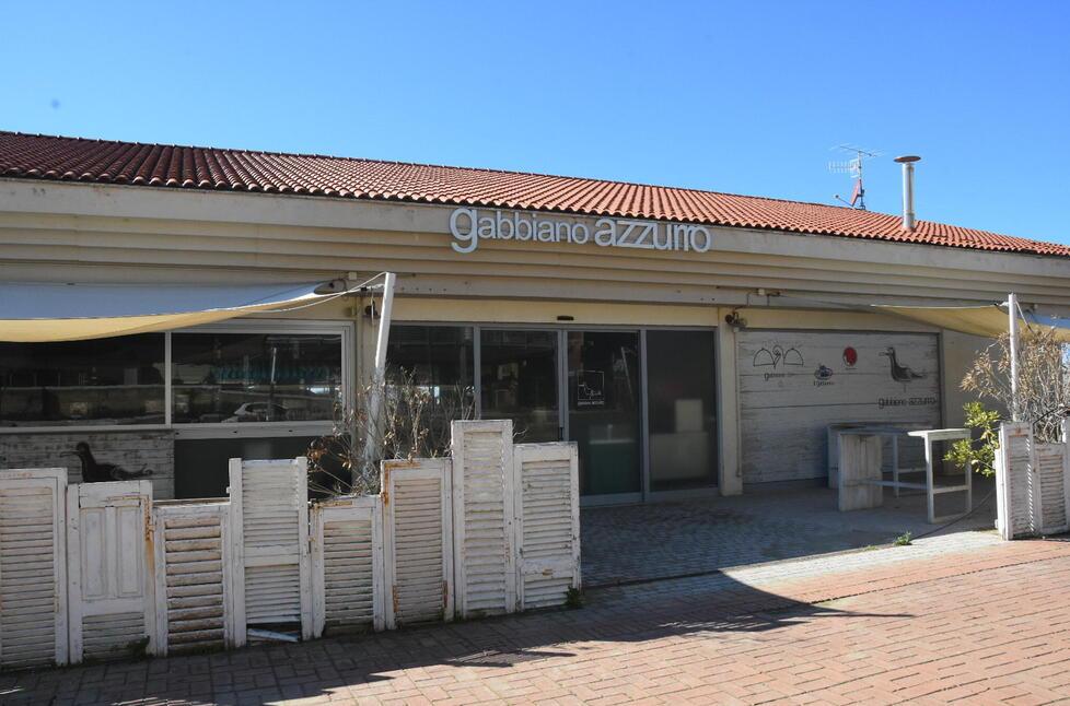 L’ingresso del Gabbiano Azzurro (fotoservizio Agenzia Bf)