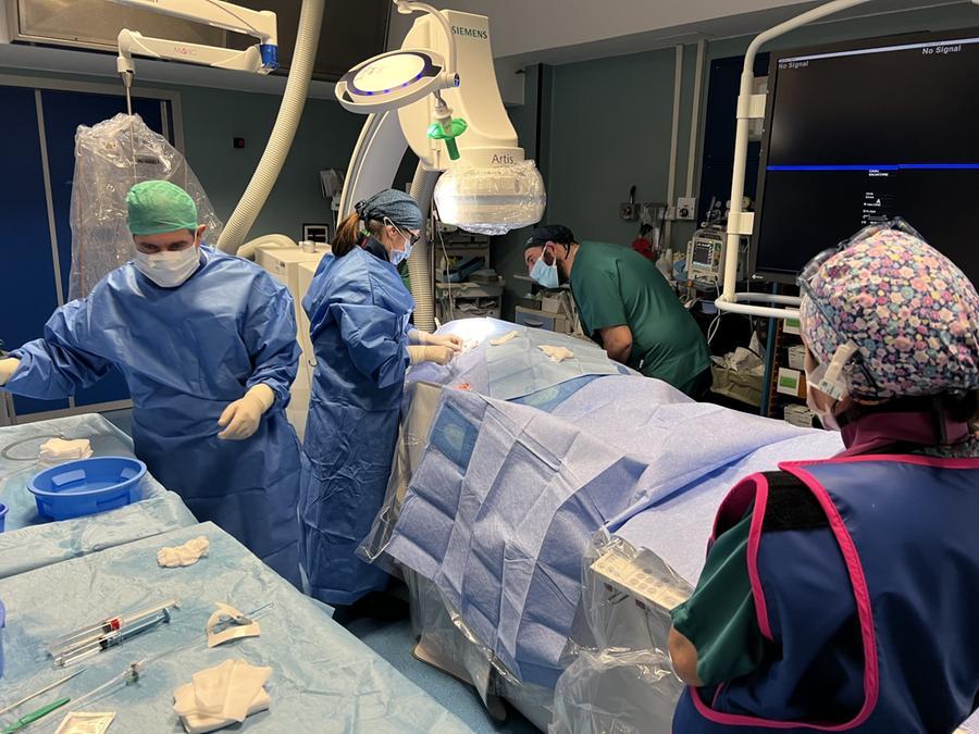 
	L'intervento in Cardiologia all'ospedale San Martino di Oristano

