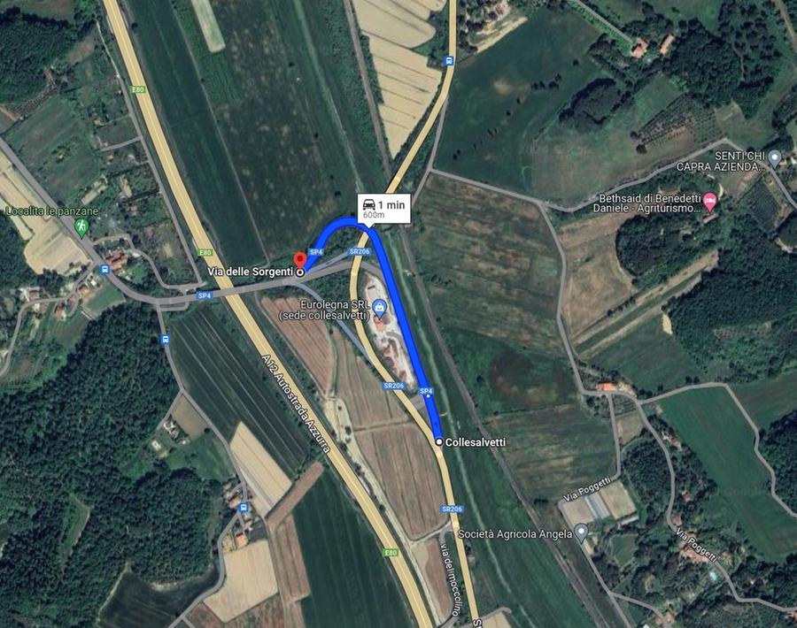 Collesalvetti, chiusura temporanea di un tratto di via delle Sorgenti per indagini sul ponte sul torrente Tora