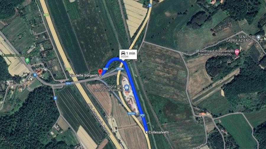 Collesalvetti, chiusura temporanea di un tratto di via delle Sorgenti per indagini sul ponte sul torrente Tora