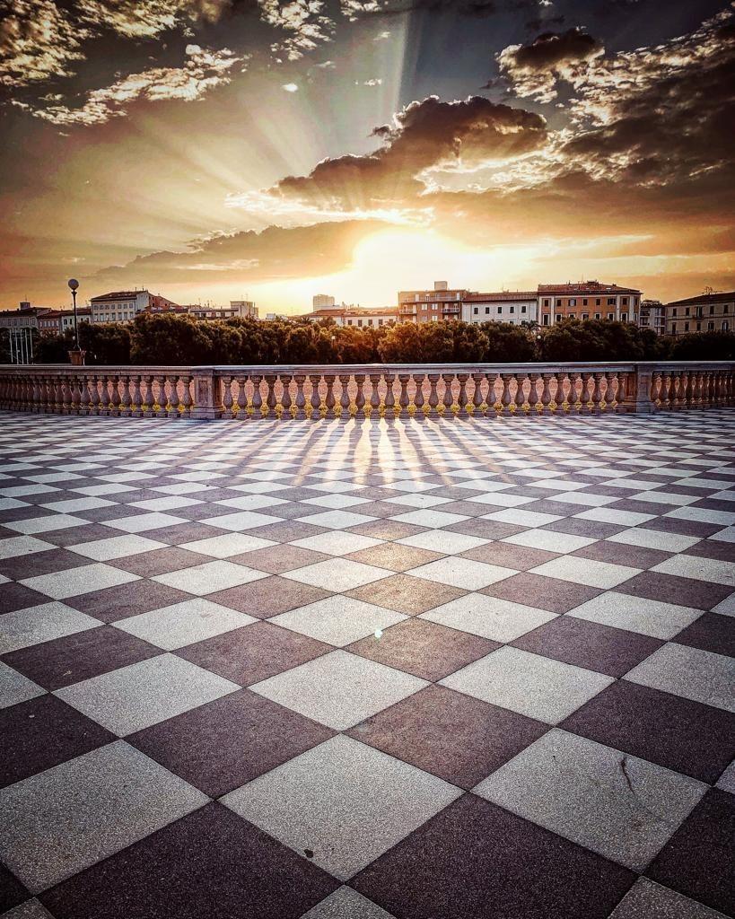Livorno, la magia della Terrazza in un clic: buon sabato da Claudio Pardini