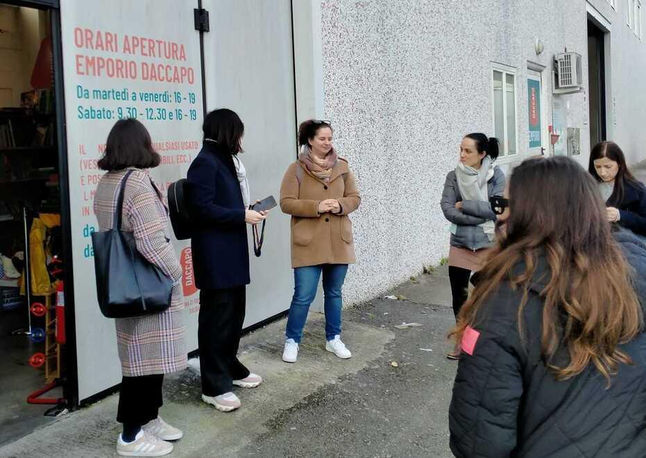 La visita del gruppo di giovani imprenditori