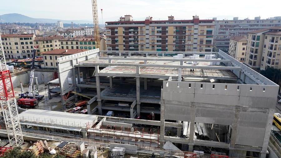 Il cantiere della tragedia a Firenze (LaPresse)