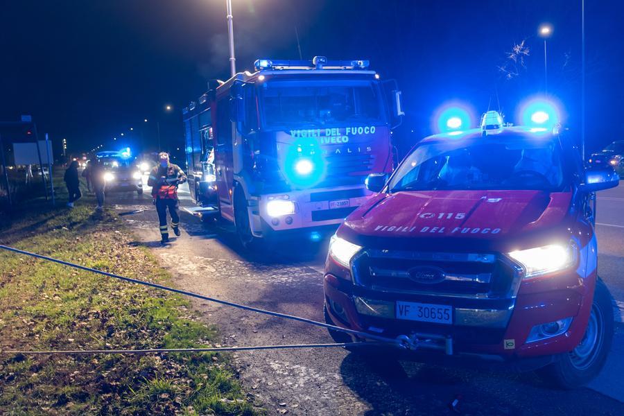 
	Vigili del fuoco al lavoro (foto archivio)

