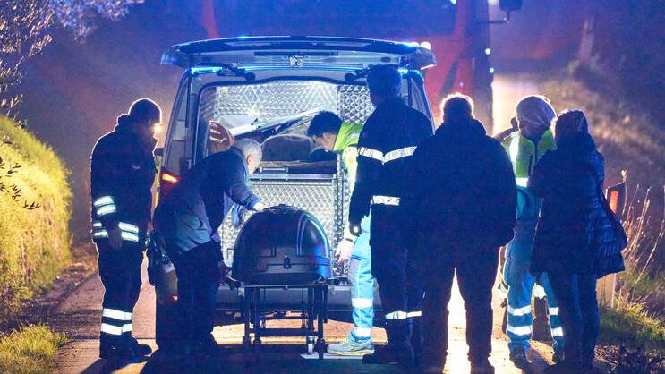 La rimozione della salma nella frazione di Sant’Ansano