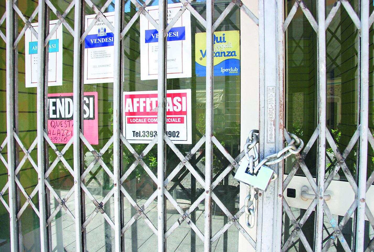 In 11 anni 4.500 negozi chiusi nell'isola