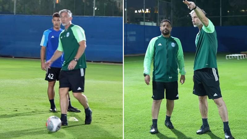 Juriy Cannarsa in due flash della sua avventura negli Emirati Arabi