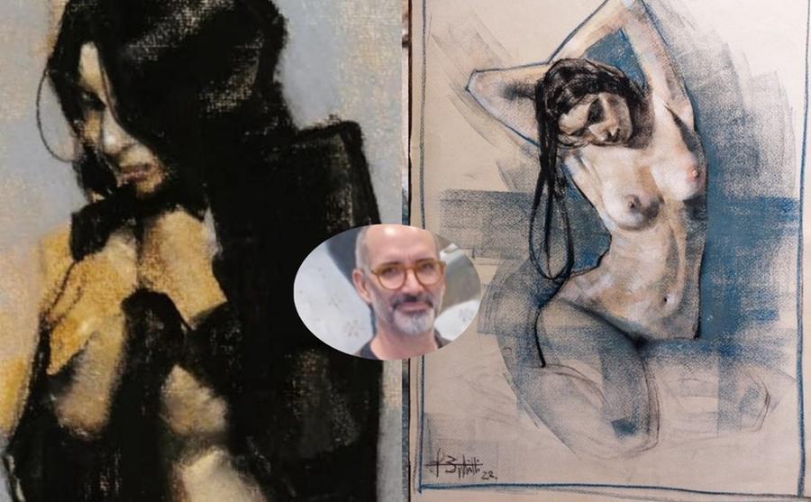 Livorno, Sergio Bargagliotti tra eros e vita domestica: è il pittore dei "paesaggi" del corpo