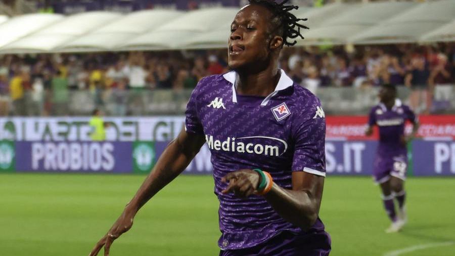 Il calciatore della Fiorentina, Christian Kouamé