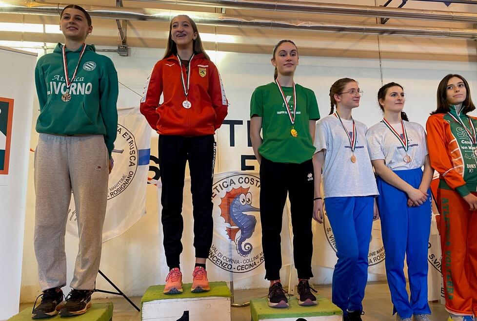 Una premiazione della gara