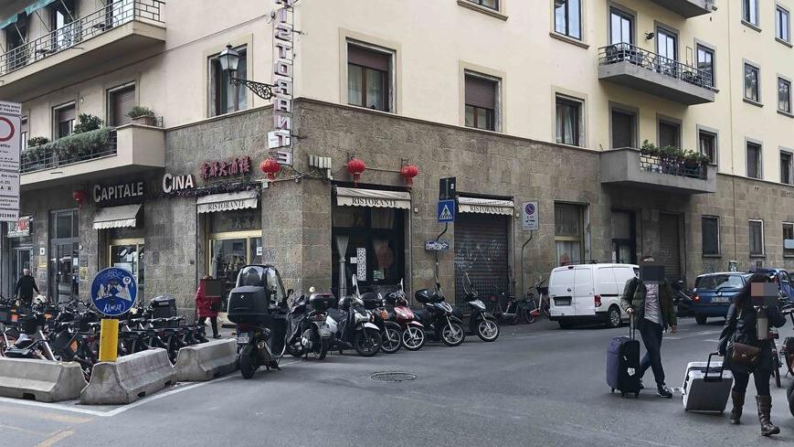 Largo Alinari, il luogo dove è avvenuta la rapina