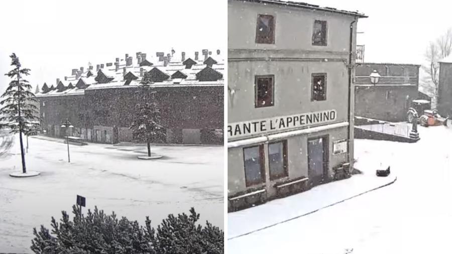 
	A sinistra la situazione all'Abetone a destra in alta Garfagnana

