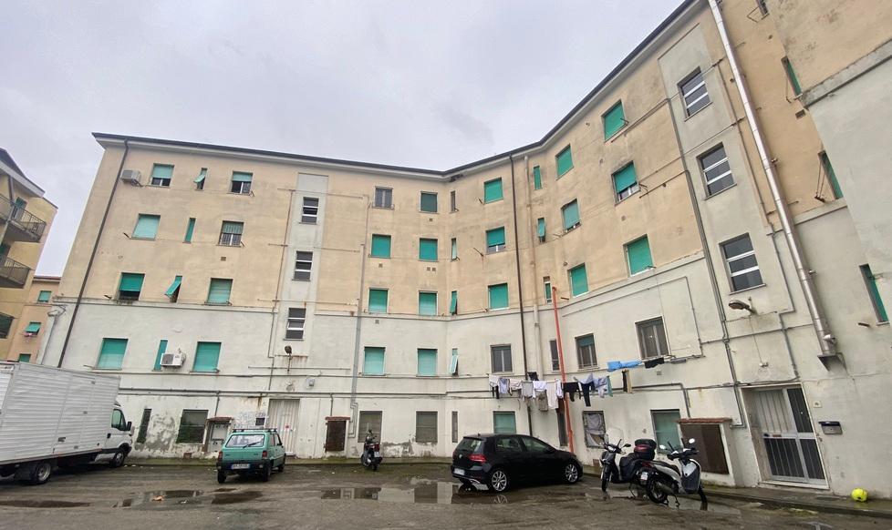 I civici 16 e 18 di via Giordano Bruno