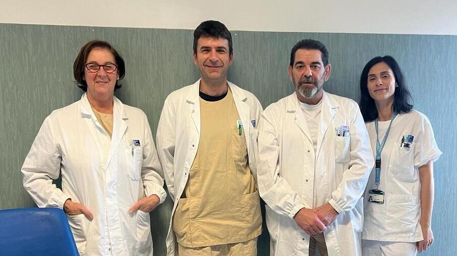 Da sinistra Valeria Achilli (podologa), Alessandro Baluganti (ortopedico), Valerio Gherardini (diabetologo) e Maria Pia Pasquali (ortopedica)