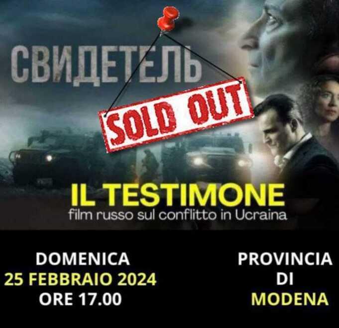 Modena, il mistero del film filorusso<br type="_moz" />
