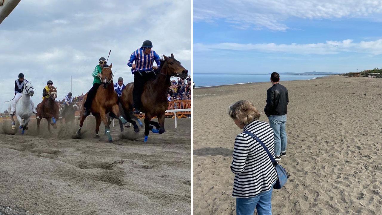 Bibbona, non si disputerà il palio dei cavalli in spiaggia