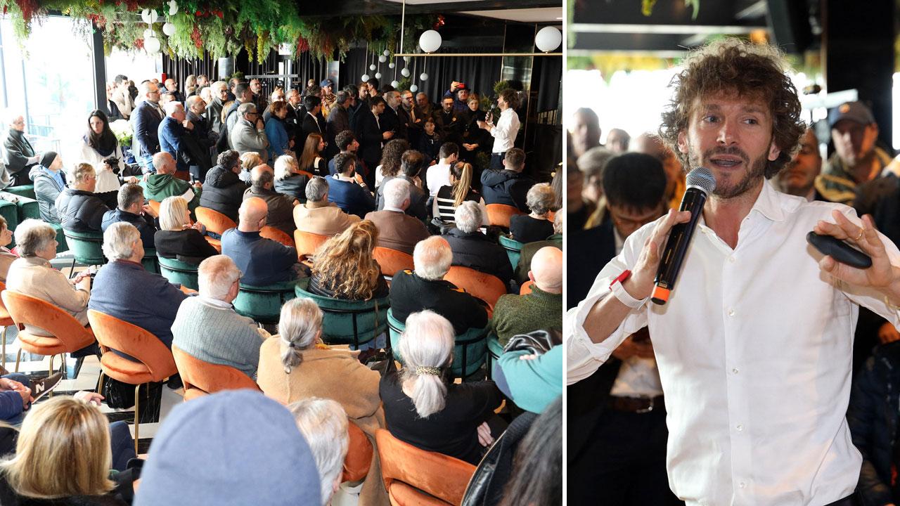 A sinistra i partecipanti all’incontro ospitato alle Panteraie. A destra Edoardo Fanucci