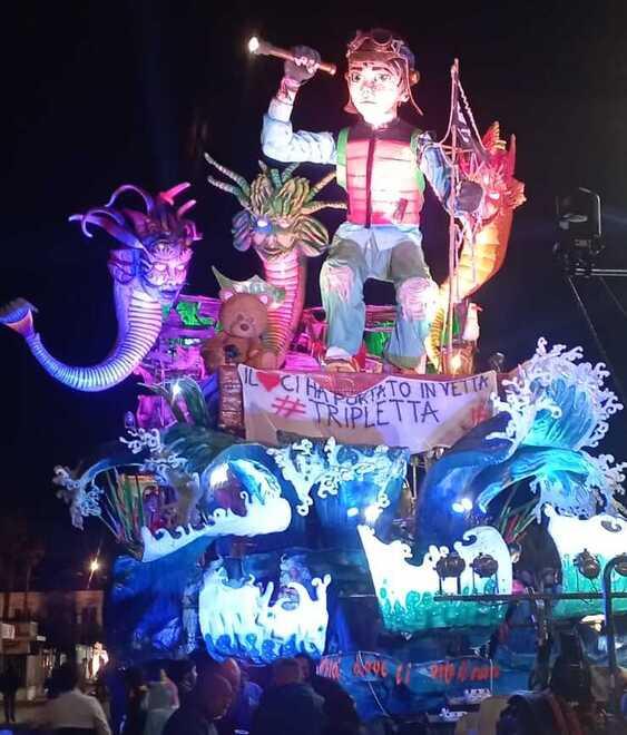 Carnevale di Viareggio, il vincitore Allegrucci guarda al record di quattro di fila: «Ma c’è da fare un carro...»