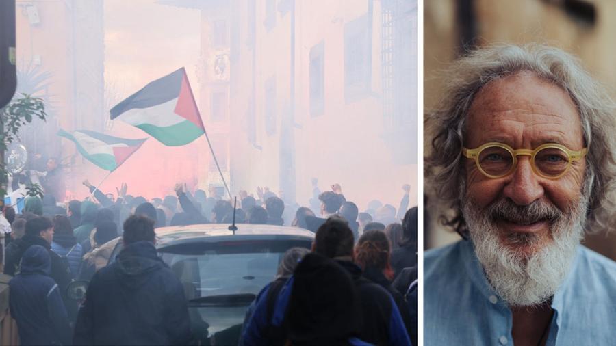 Manganelli a Pisa, pacifici studenti caricati e neofascisti in mimetica che sfilano in tranquillità