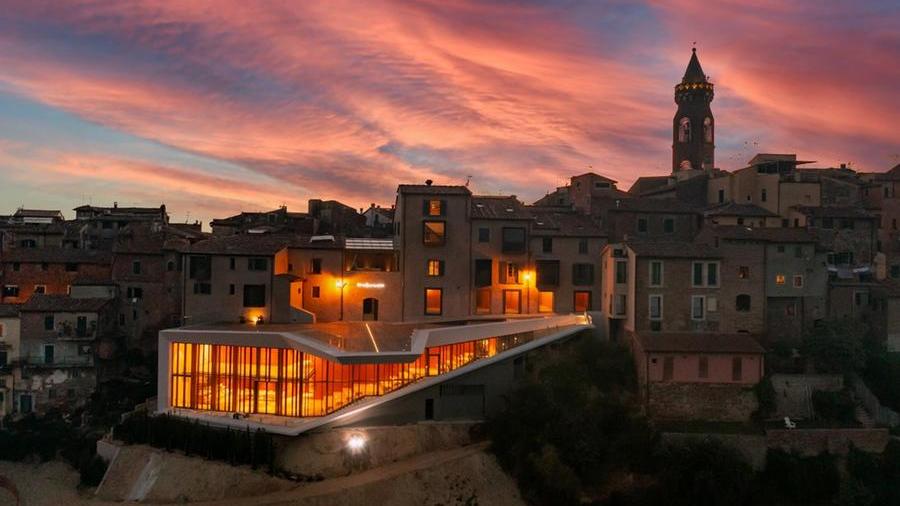 Un suggestivo scorcio di Peccioli