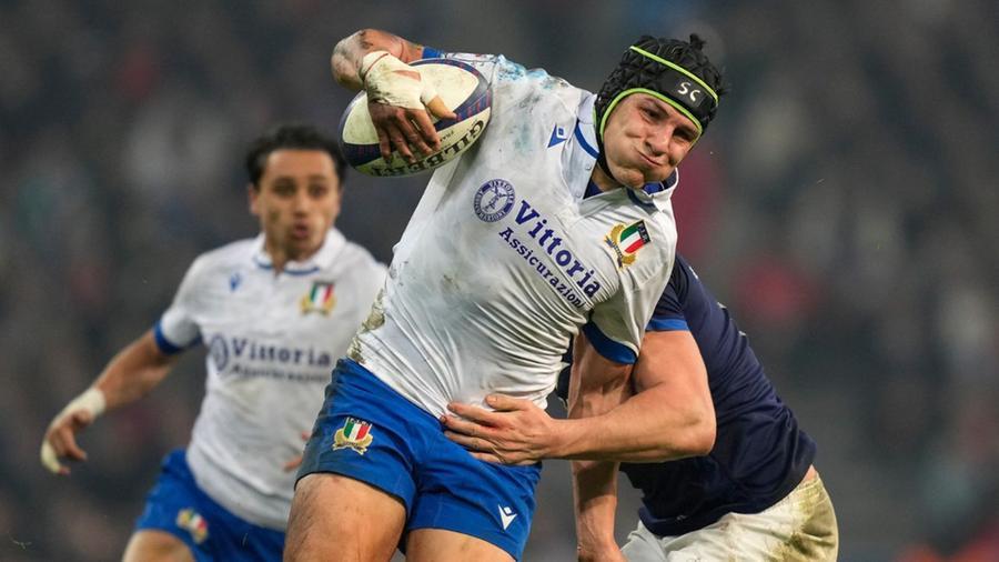 
	L'azzurro&nbsp;Juan Ignacio Brex in azione contro la Francia

