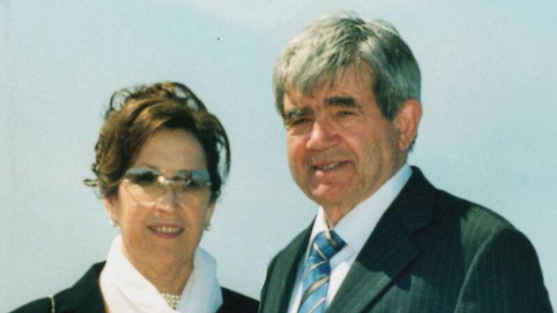 A destra Antonio Cristiani insieme alla moglie Loretta