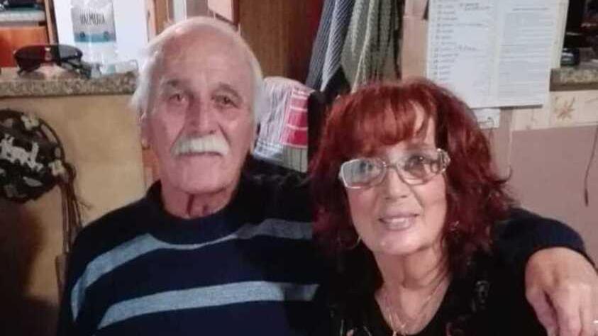 Ennio con la moglie Graziella
