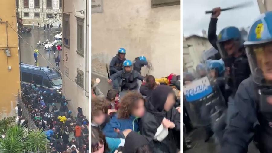 
	Le immagini degli scontri a Pisa

