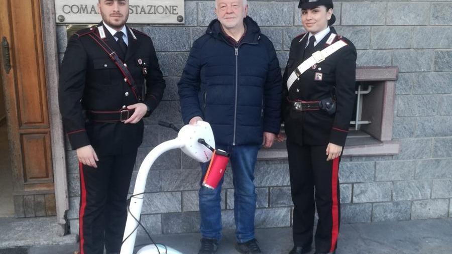 Riconsegnata la cyclette rubata che serve alla riabilitazione dei disabili
