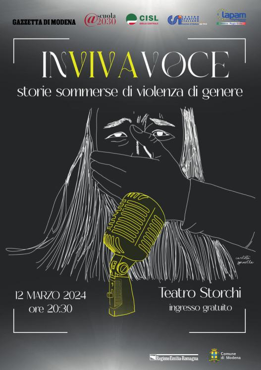 Modena, Sae lancia “Invivavoce”: allo Storchi contro la violenza di genere