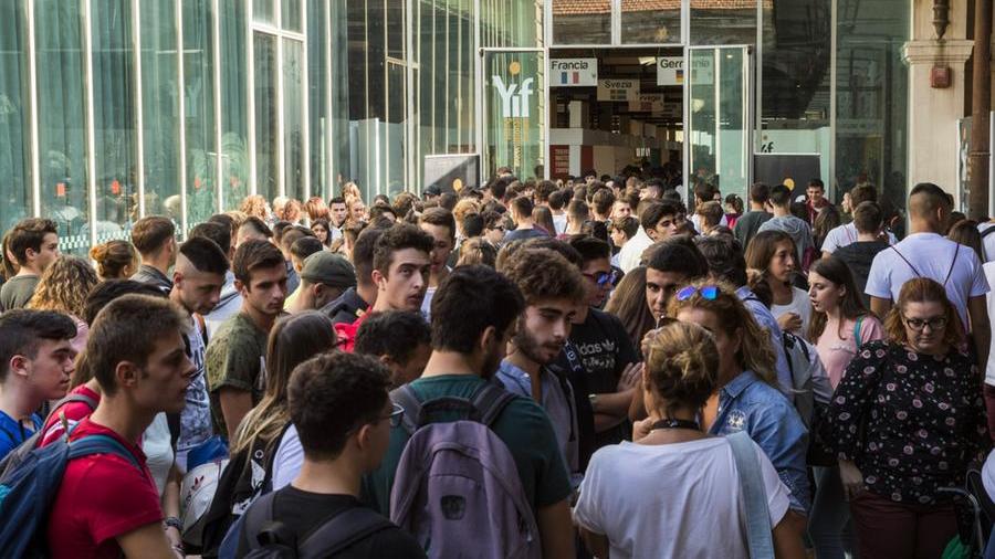 Un raduno di giovani