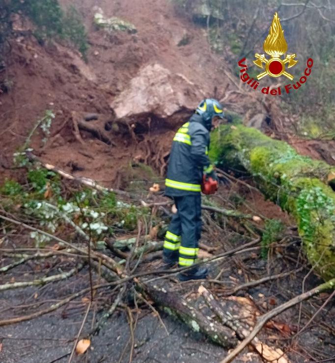 Maltempo, frane in Media Valle e Garfagnana