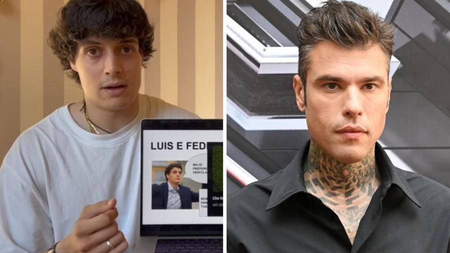 
	A sinistra Luis Sal, a destra Fedez

