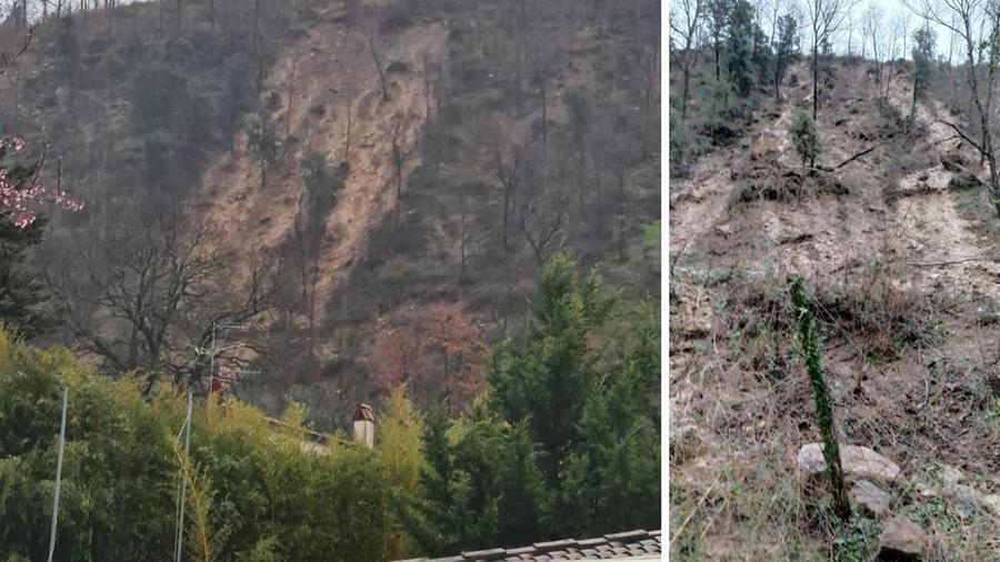 
	La frana che minaccia la zona di Javello

