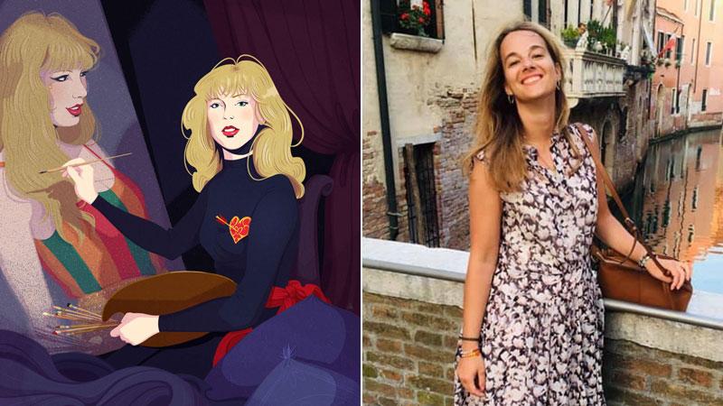 Il talento di Maddalena Carrai: è di Livorno l’illustratrice delle super star. «Ho disegnato la vita di Taylor Swift»